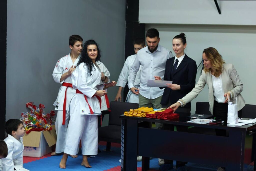 Launching of final karate belt examination